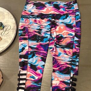 Colorful Abstract workout leggings
